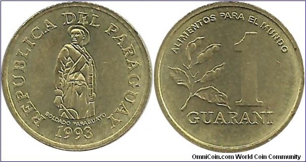 Paraguay 1 Guarani 1993-FAO