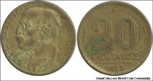 Brasil 20 Centavos 1955