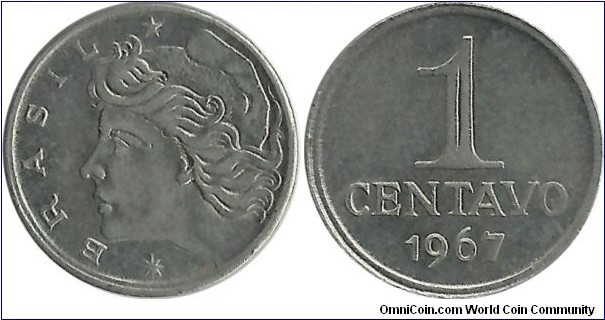 Brasil 1 Centavo 1967