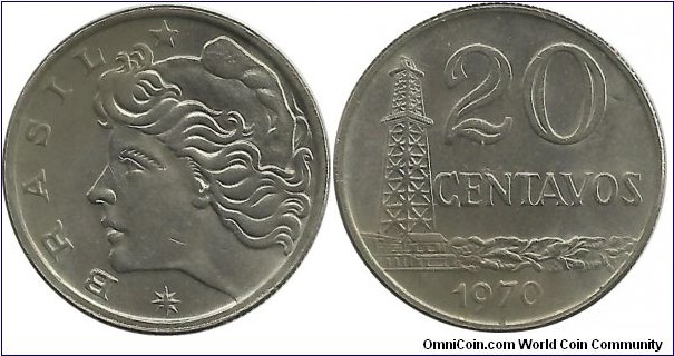 Brasil 20 Centavos 1970