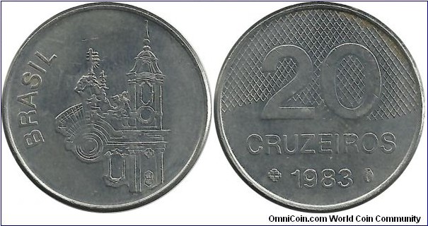 Brasil 20 Cruzeiros 1983