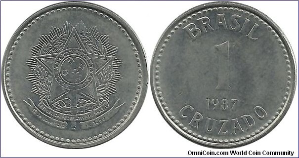 Brasil 1 Cruzado 1987