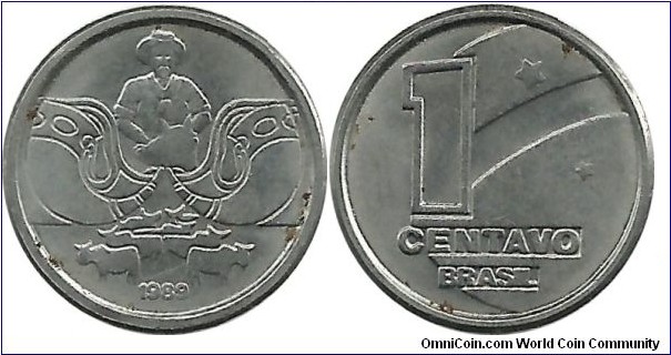 Brasil 1 Centavo 1989