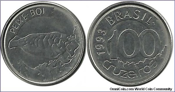 Brasil 100 Cruzeiros 1993