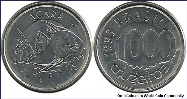 Brasil 1000 Cruzeiros 1993