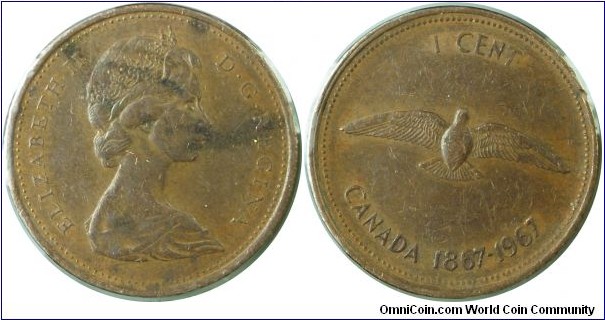 Canada1 Cent-ConfederationCentennial -km65-1967