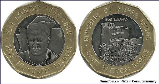 SierraLeone 500 Leones 2004