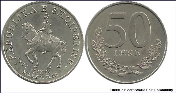 Albania 50 Leke 1996