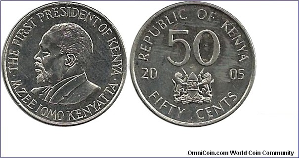 Kenya 50 Cents 2005