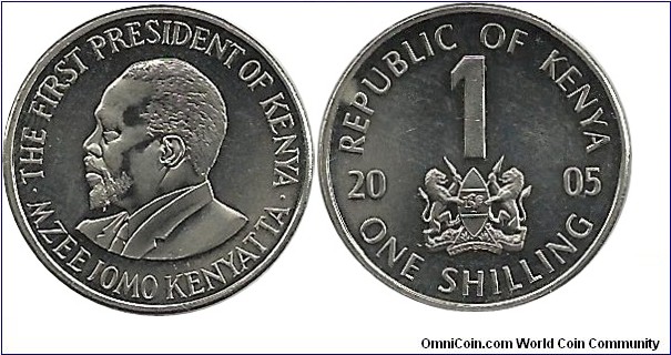 Kenya 1 Shilling 2005