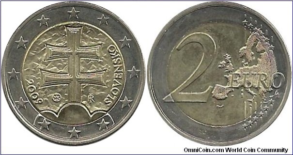 Slovakia 2 Euros 2009