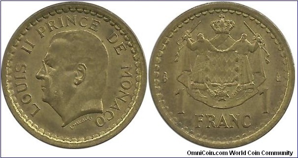 Monaco 1 Franc ND(1943)