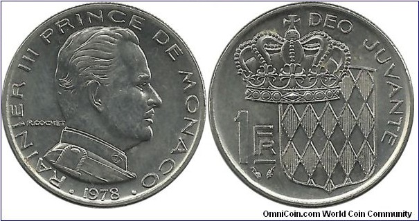 Monaco 1 Franc 1978