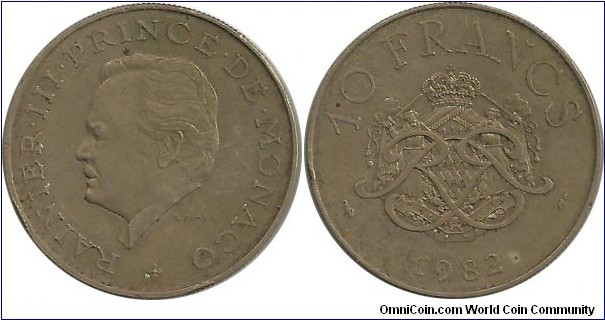 Monaco 20 Francs 1982