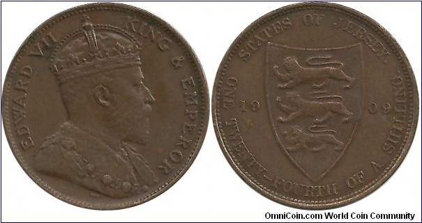 Jersey 1/24 Shilling 1909