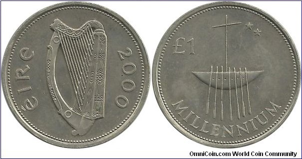 Ireland 1 Punt 2000-Millennium