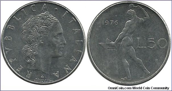Italy 50 Lire 1976