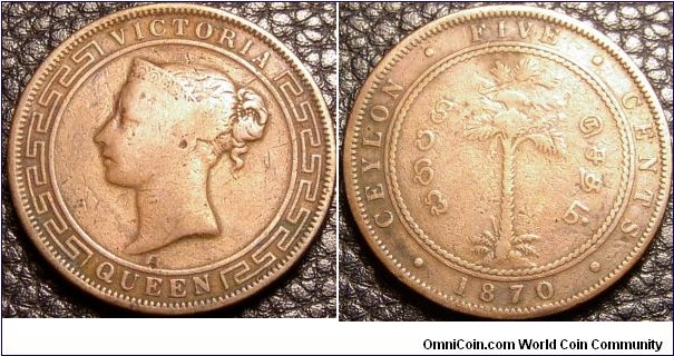 5 cent Ceylon 