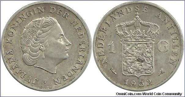 Nederlandse Antillen 1 Gulden 1952