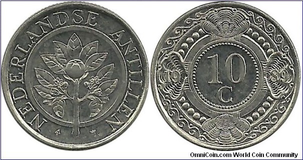 Nederlandse Antillen 10 Cents 1989