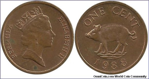 Bermuda 1 Cent 1988
