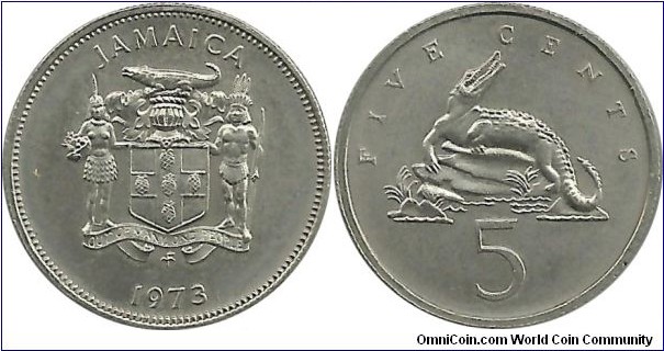 Jamaica 5 Cents 1973(FM)