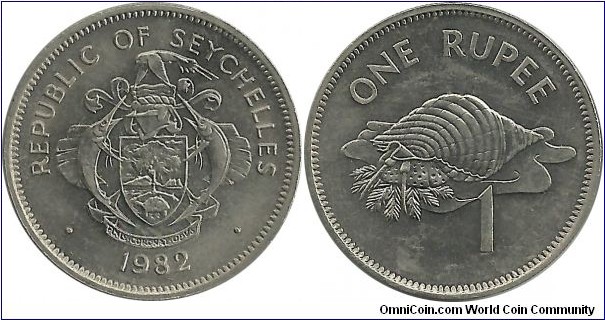 Seychelles 1 Rupee 1982