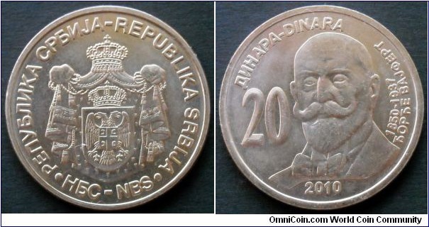 Serbia 20 dinara.
2010, Georg Weifert (1850-1937)