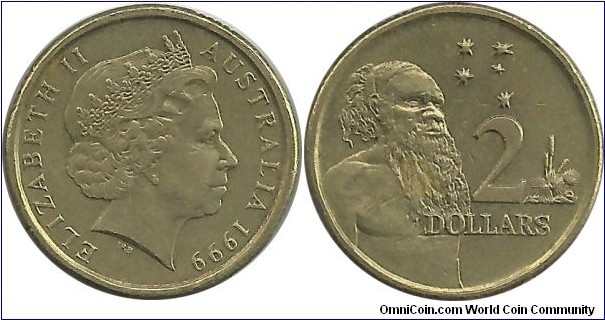 Australia 2 Dollars 1999