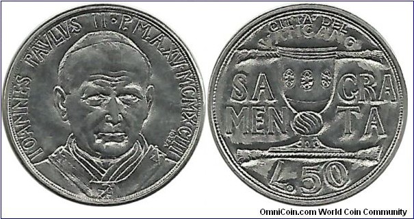 Vatican 50 Lire 1993-reduced size