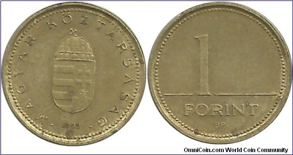 Hungary 1 Forint 1993