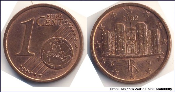 1 Euro Cent (European Union - Italian Republic // Copper plated steel) 