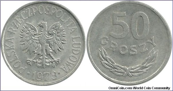 Poland 50 Groszy 1973