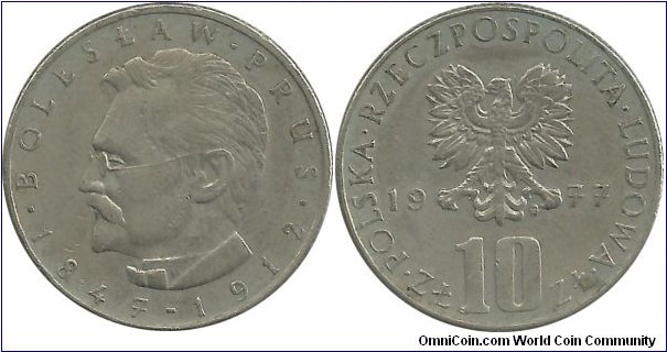 Poland 10 Zlotych 1977