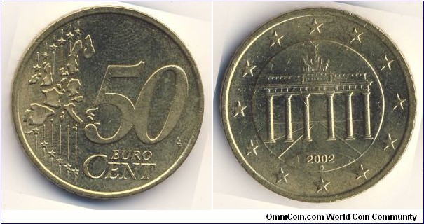 50 Euro Cent (European Union - Federal Republic of Germany // Nordic Gold)