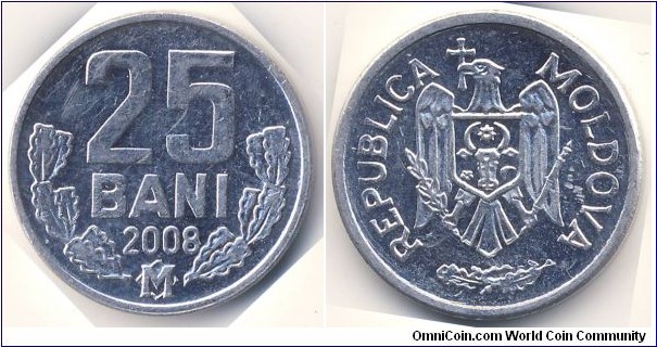 25 Bani (Republic of Moldova // Aluminium)
