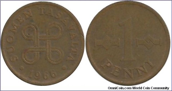 Finland 1 Penni 1966