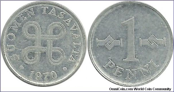 Finland 1 Penni 1970
