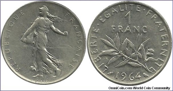 France 1 Franc 1964