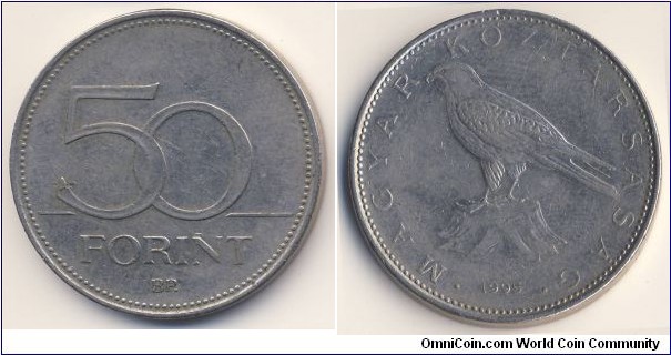 50 Forint (Hungarian Republic // Copper-Nickel)