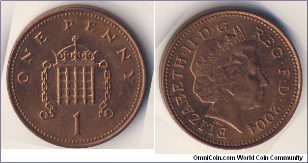 1 Penny (United Kingdom / Queen Elizabeth II // Copper plated steel)