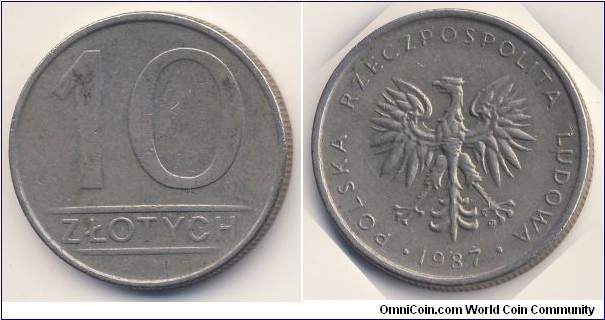 10 Zlotych (Polish People's Republic // Copper-Nickel)
