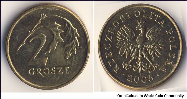 2 Grosze (3rd Polish Republic // Manganese-Brass)