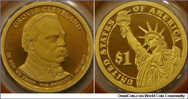 Grover Cleveland's 2nd term (24th president). 