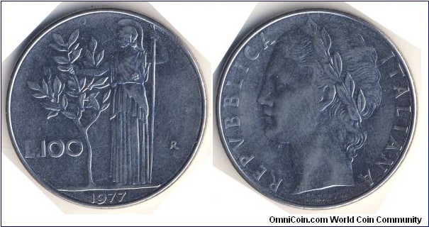 100 Lire (Italian Republic // Stainless Steel)