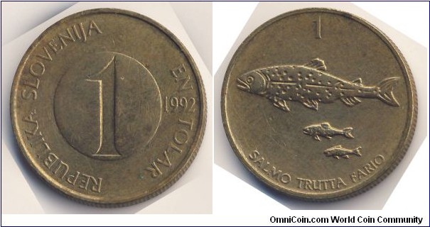 1 Tolar (Republic of Slovenia // Nickel Brass)