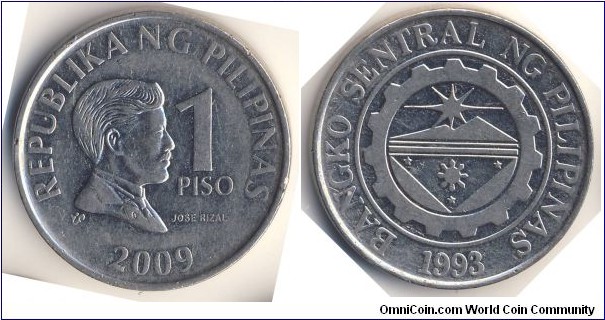1 Piso (Republic of the Philippines // Nickel plated Steel)