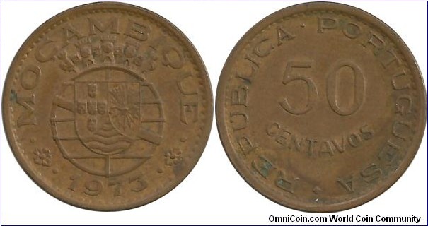 Mocambique-Port 50 Centavos 1973