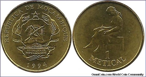Mocambique 1 Metical 1994