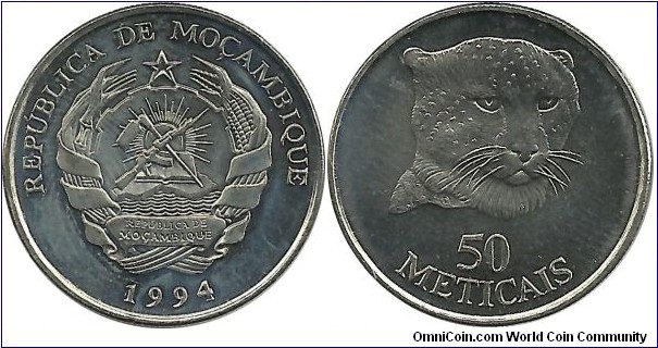 Mocambique 50 Meticais 1994